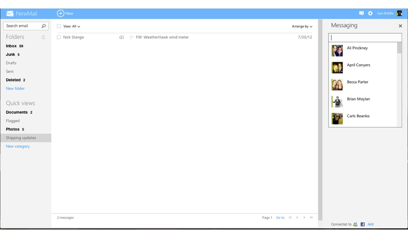 Illustration for article titled Microsoft Did the Impossible: The New Hotmail Is Fantastic